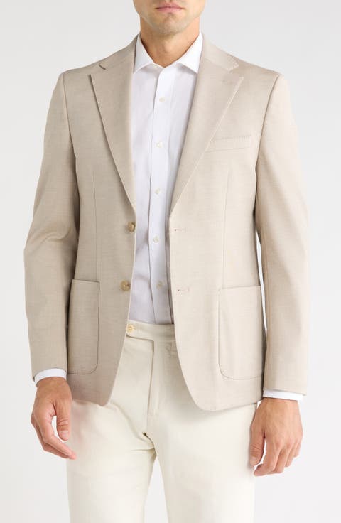 Notch Lapel Two-Button Sport Coat