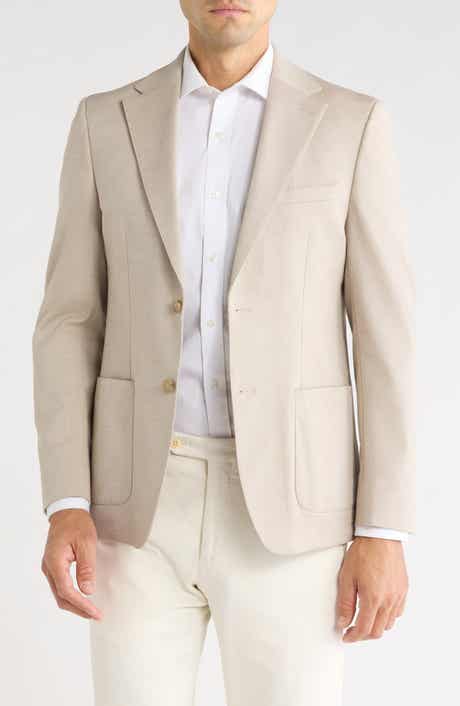 Notch Lapel Two-Button Sport Coat