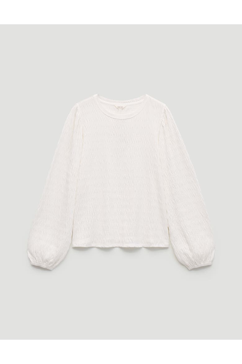 Thalia Seersucker Top, Alternate, color, Stone White