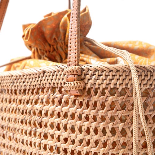 The Artisan & Company Rattan Mesh Tote Shopper