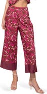 MELLODAY Poplin Pleat Wide Leg Crop Pants