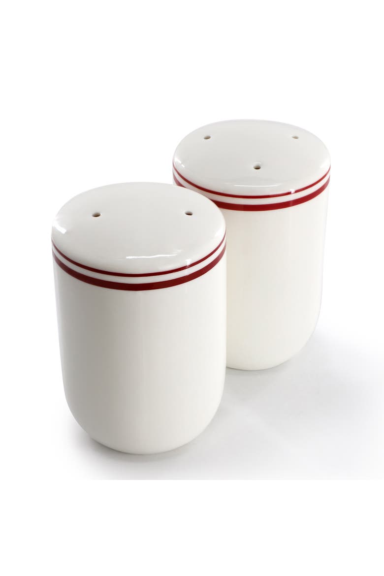 Le Marais Fine Ceramic Salt and Pepper Shaker Set, Alternate, color, Brick