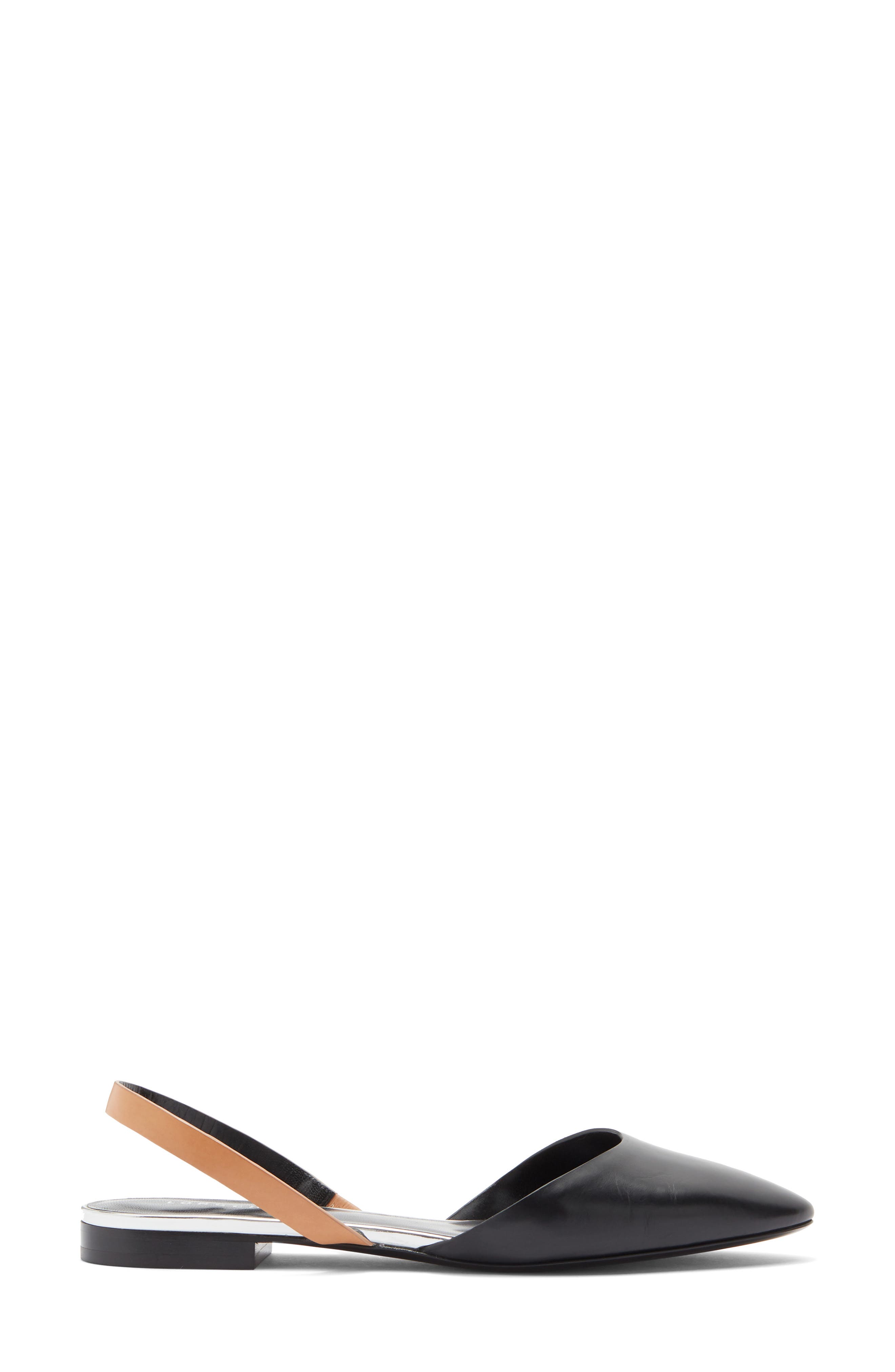 Longchamp Slingback Ballet Flat, Alternate, color, Black