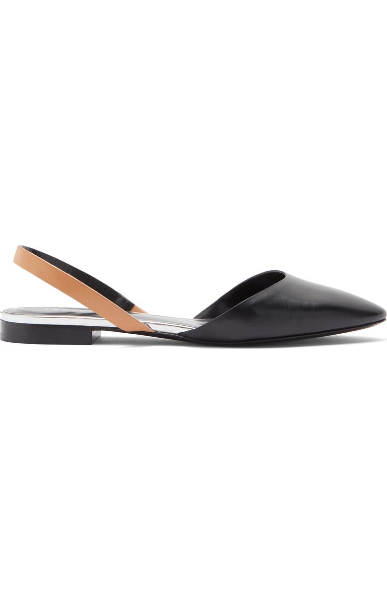 Longchamp Slingback Ballet Flat, Alternate, color, Black