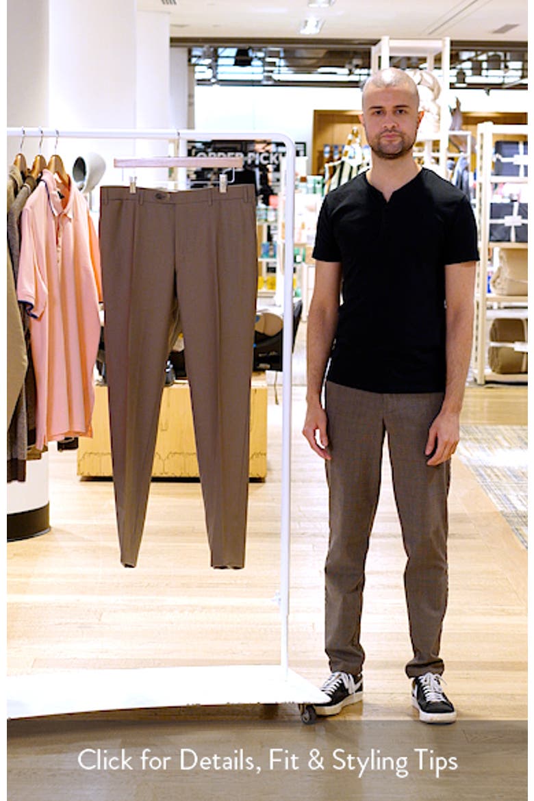 Siena Regular Fit Wool Twill Dress Pants video