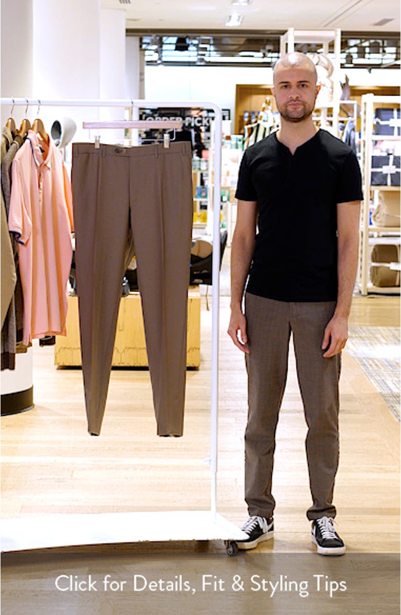 Siena Regular Fit Wool Twill Dress Pants, sales video thumbnail