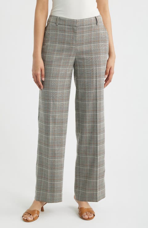 Slash Pocket Straight Leg Pants