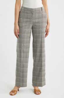 Slash Pocket Straight Leg Pants