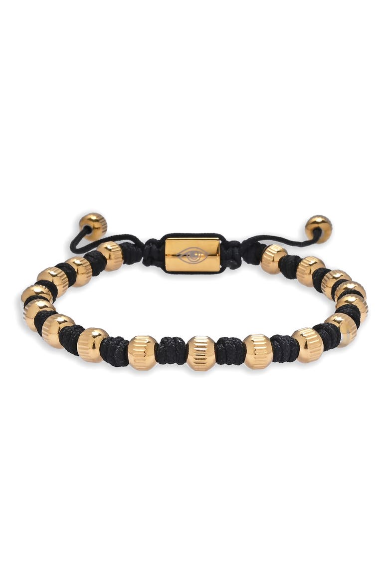 Eli Beaded Slider Bracelet, Alternate, color, GOLD