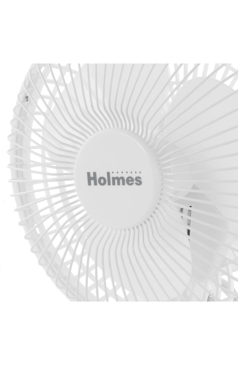 Holmes 6 Inch Clip/Table Personal Fan, Alternate, color, White
