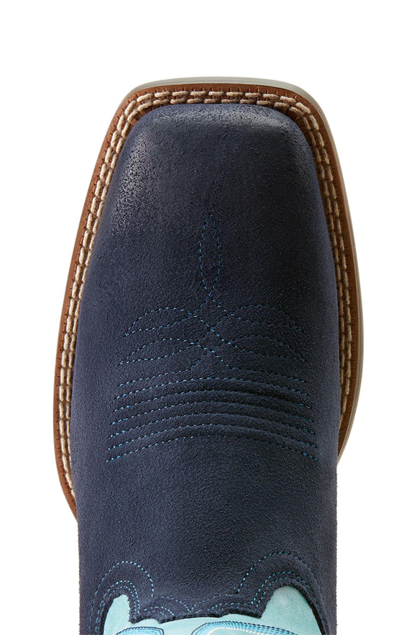 Ariat Round Up Ruidoso Western Boot, Alternate, color, Blue