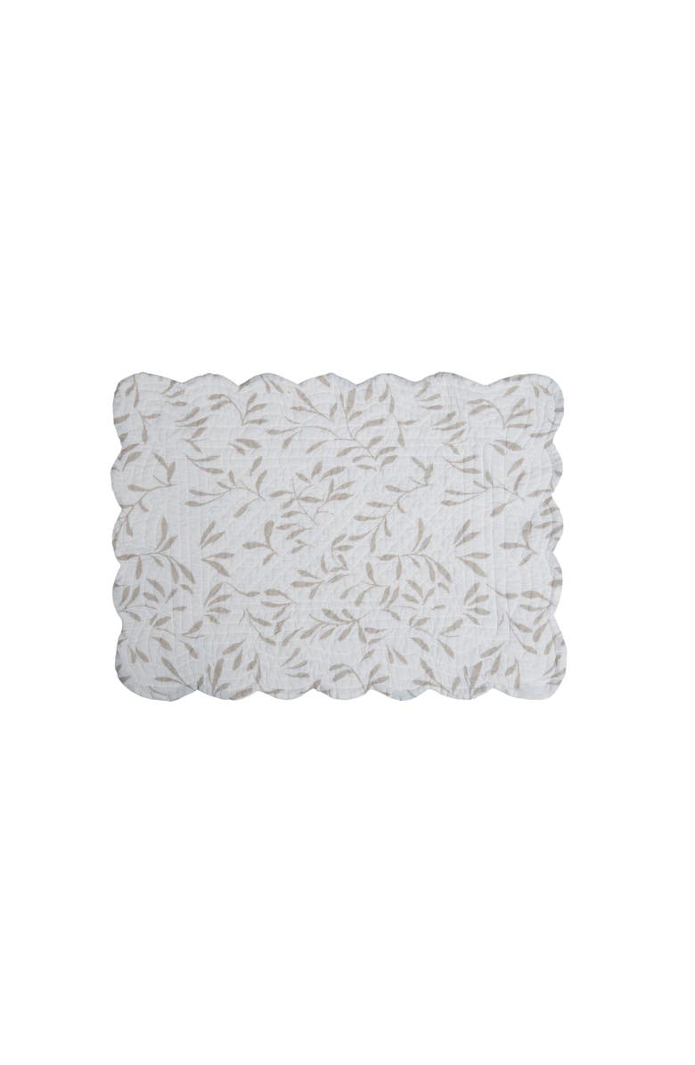 C&F Home Coastal Shells Set of 6 Placemats  13" x 19", Alternate, color, White