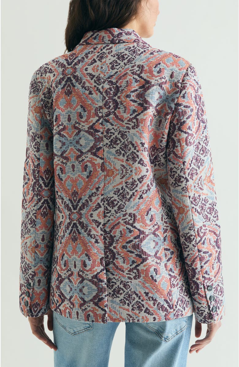 Scalpers Jacquard Print Blazer, Alternate, color, Purple