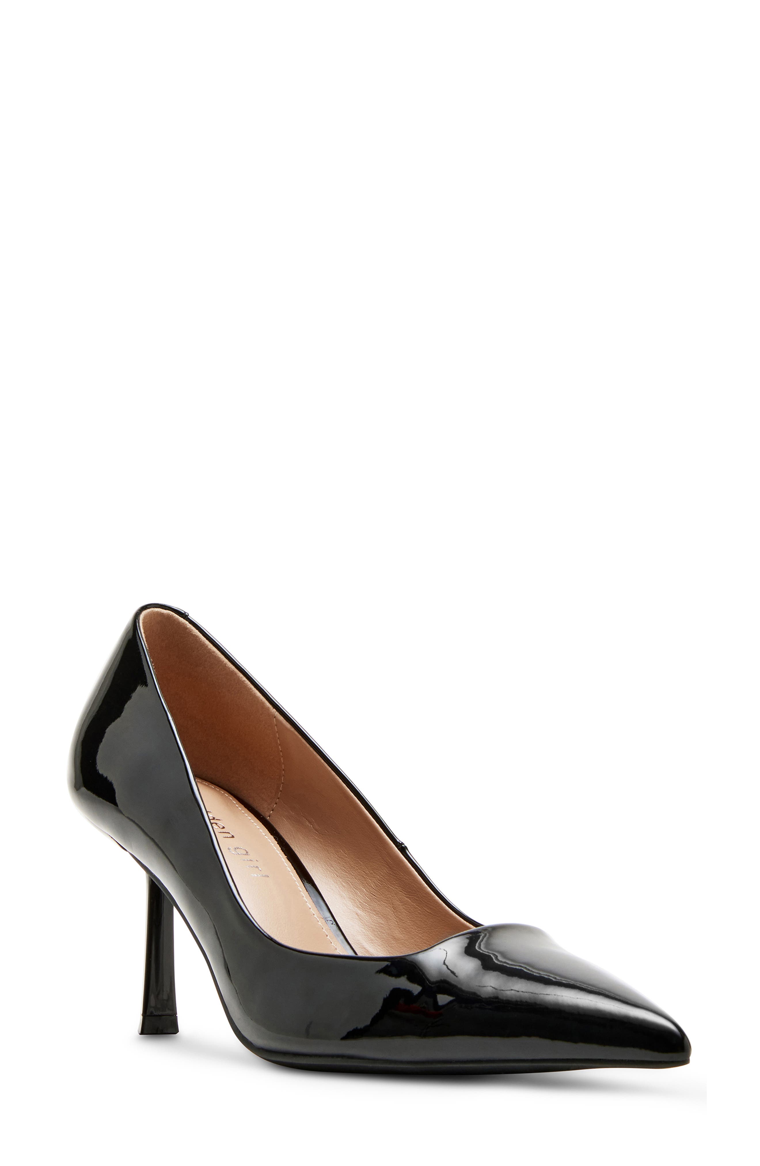 Madden Girl Brynn Pointed Toe Pump, Main, color, Black Pat