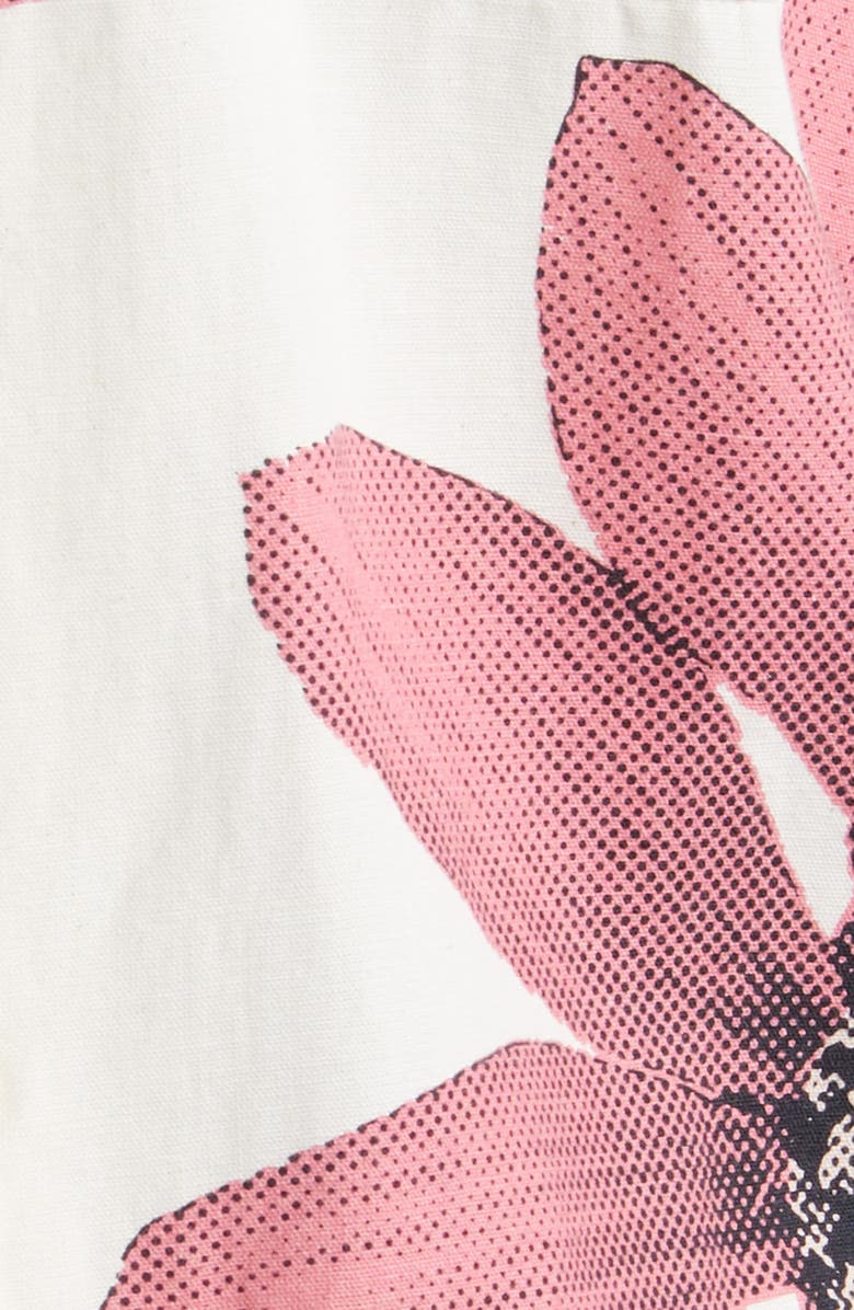 Vans Laurel Floral Cotton & Linen Camp Shirt, Alternate, color, 