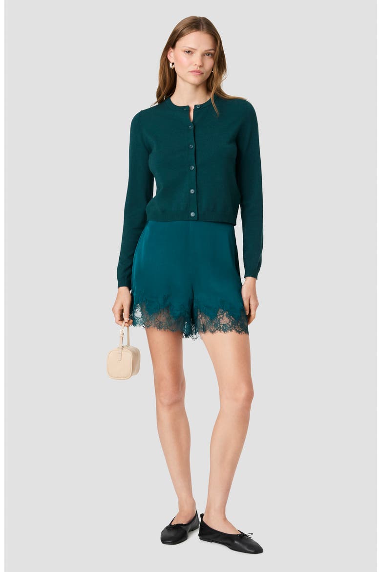 Crop Cardigan, Alternate, color, DEEP TEAL