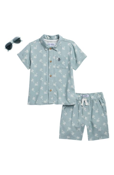 Kids' Print Camp Shirt & Shorts Set (Little Kid & Big Kid)