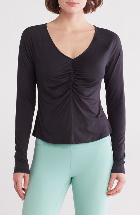 Atmosphere Ruched Long Sleeve T-Shirt