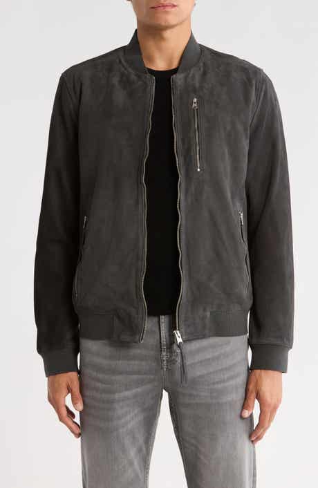 AllSaints Kemble Suede Bomber Jacket