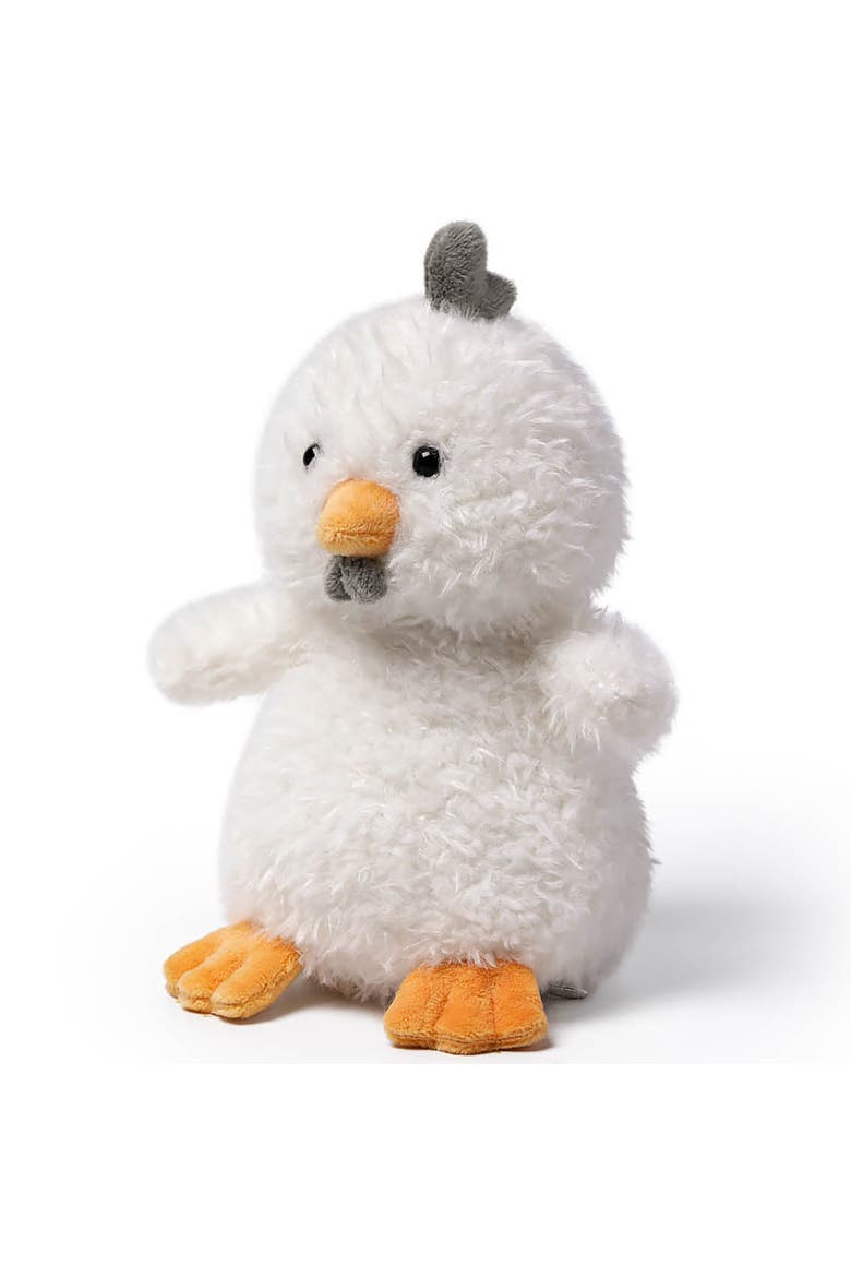 7 Inch Dandelion Chick Weighted Stuffed Animal, Alternate, color, White