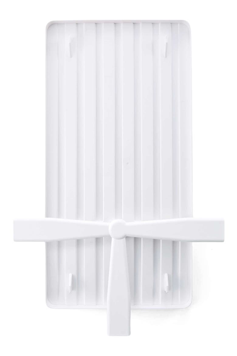 Two-Level Dish Drainer Rack, Alternate, color, WHITE