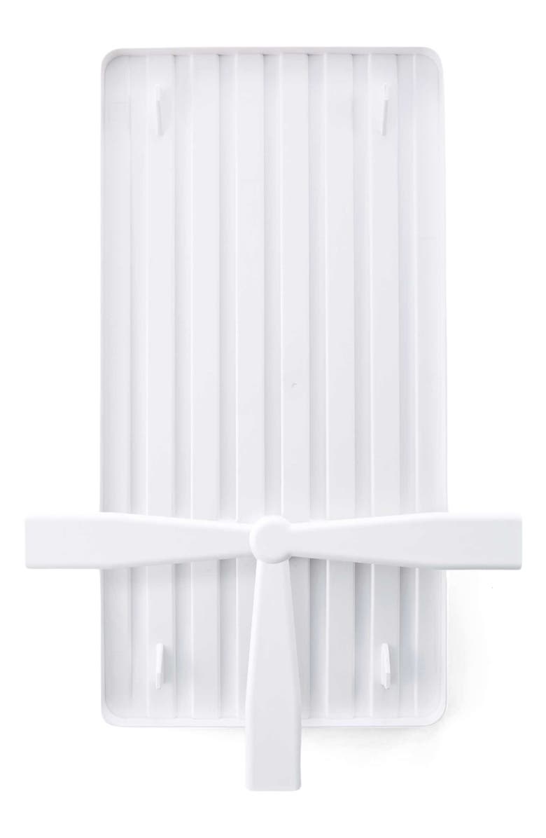 Yamazaki Two-Level Dish Drainer Rack, Alternate, color, White