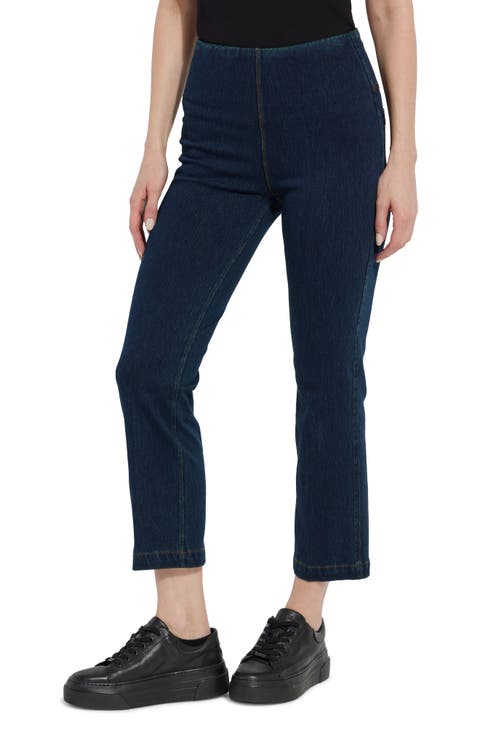 'Lyssentials Pull-On Baby Bootcut Ankle Jeans
