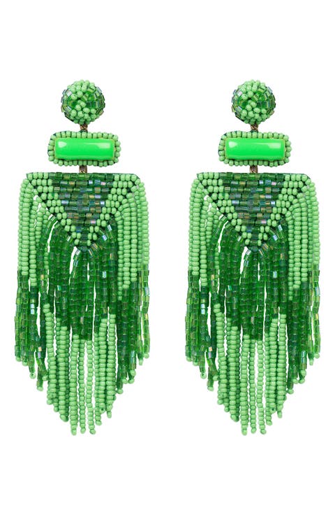 Jody Beaded Tassel Earrings