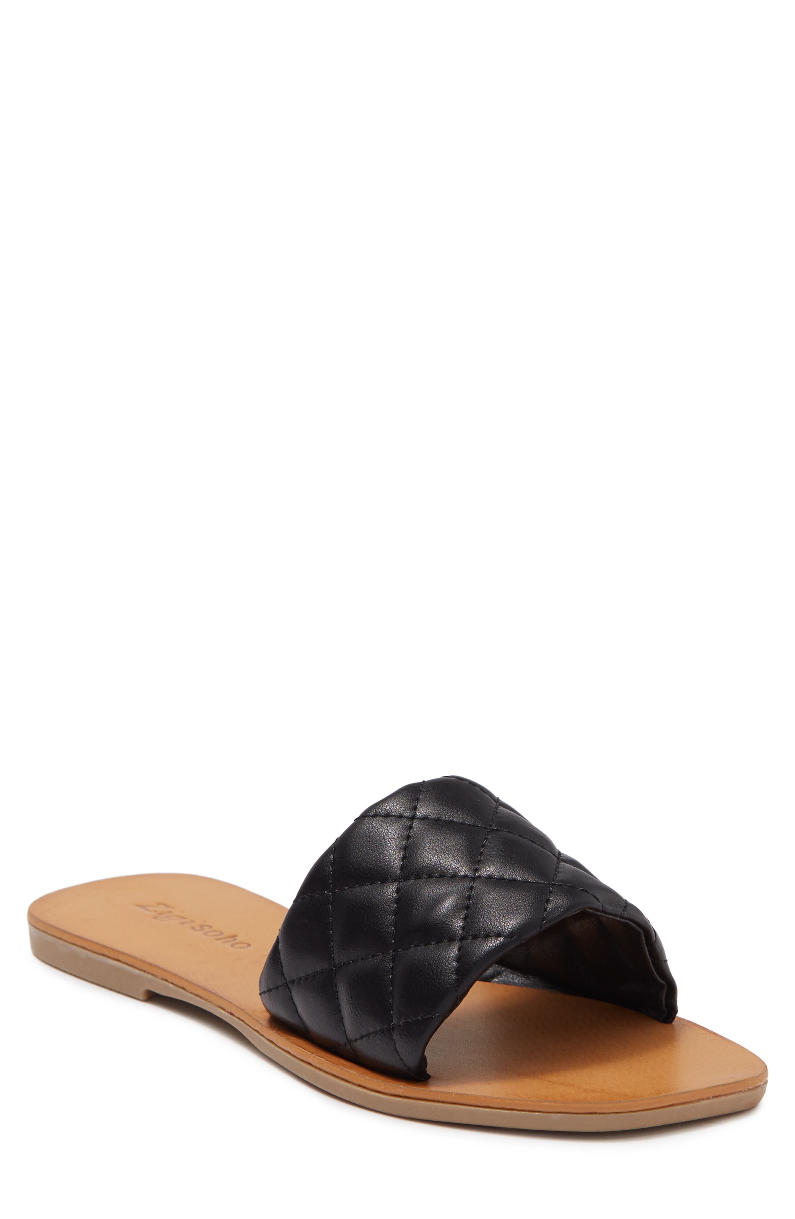 ZIGIny Kaily Quilted Slide Sandal, Main, color, 
