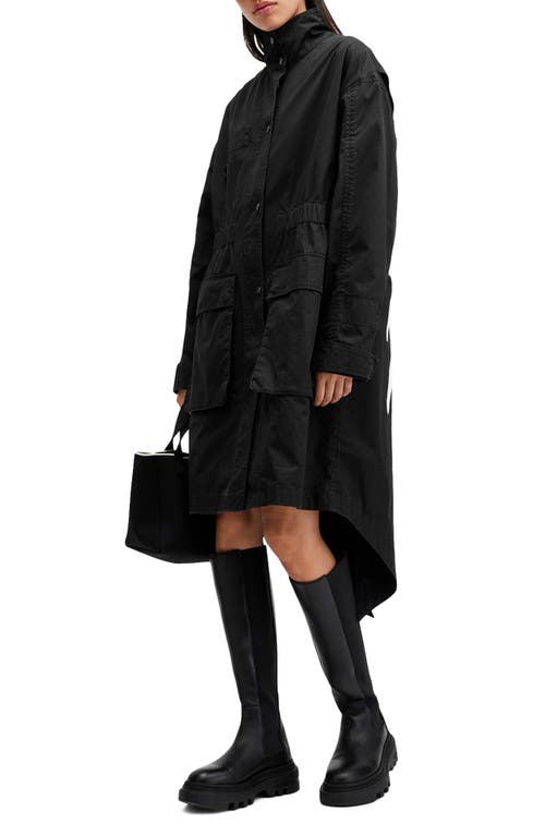 Allsaints Milla Parka In Black
