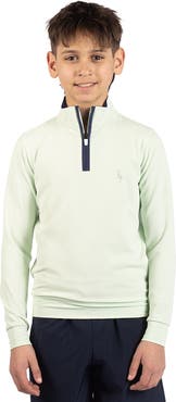 TailorByrd Kids' Micro Grid Textured Pullover