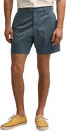 Brooks Brothers Flat Front Stretch Cotton Chino Shorts