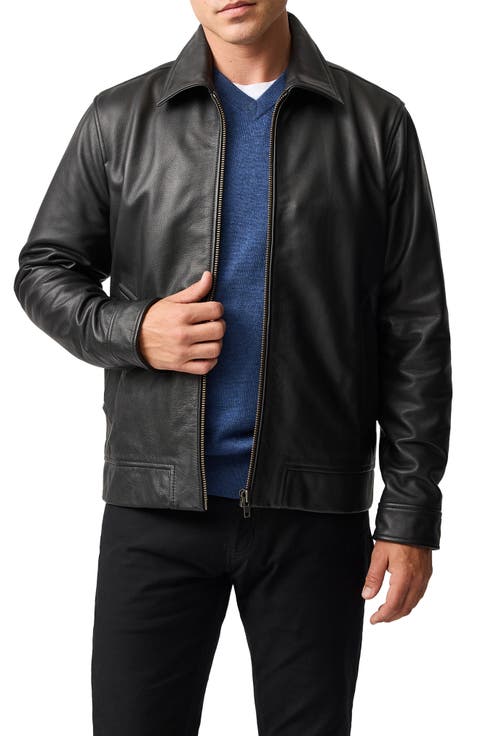 Haymarket Leather Jacket