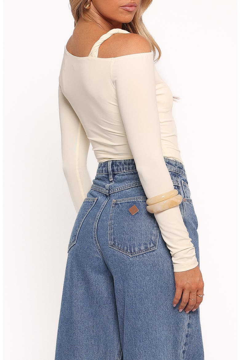 Darma Cutout Top, Alternate, color, PALE YELLOW
