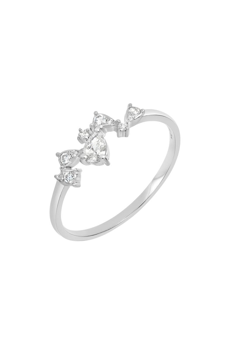 Bony Levy 18K Gold Diamond Band Ring - 0.22 ctw, Main, color, 18K White Gold