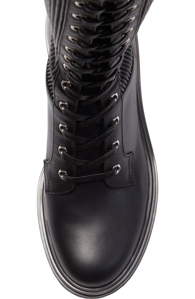 Gianvito Rossi Trek Knee High Lace-Up Boot, Alternate, color,