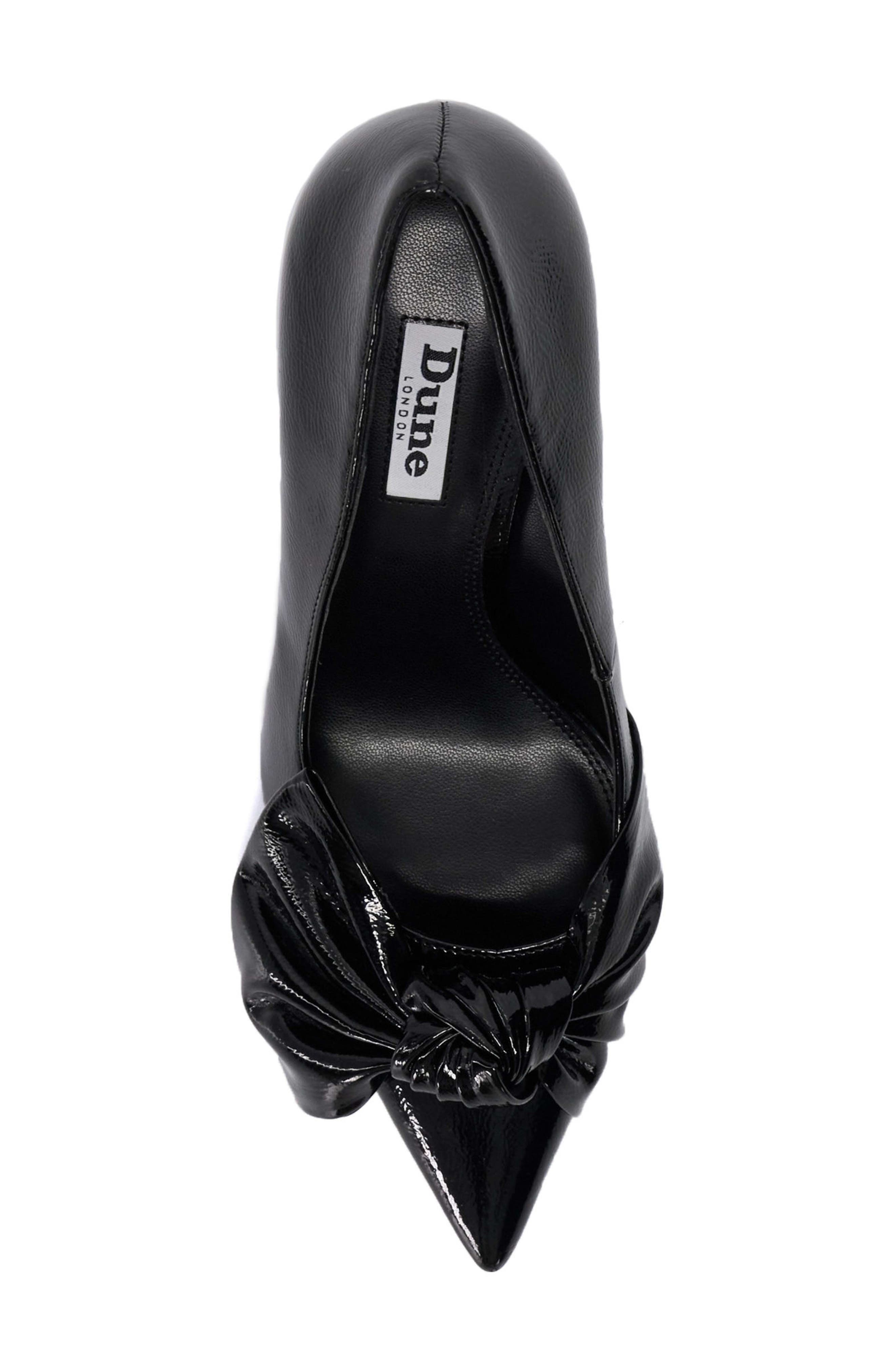 Dune London Bows Pointed Toe Pump, Alternate, color, 