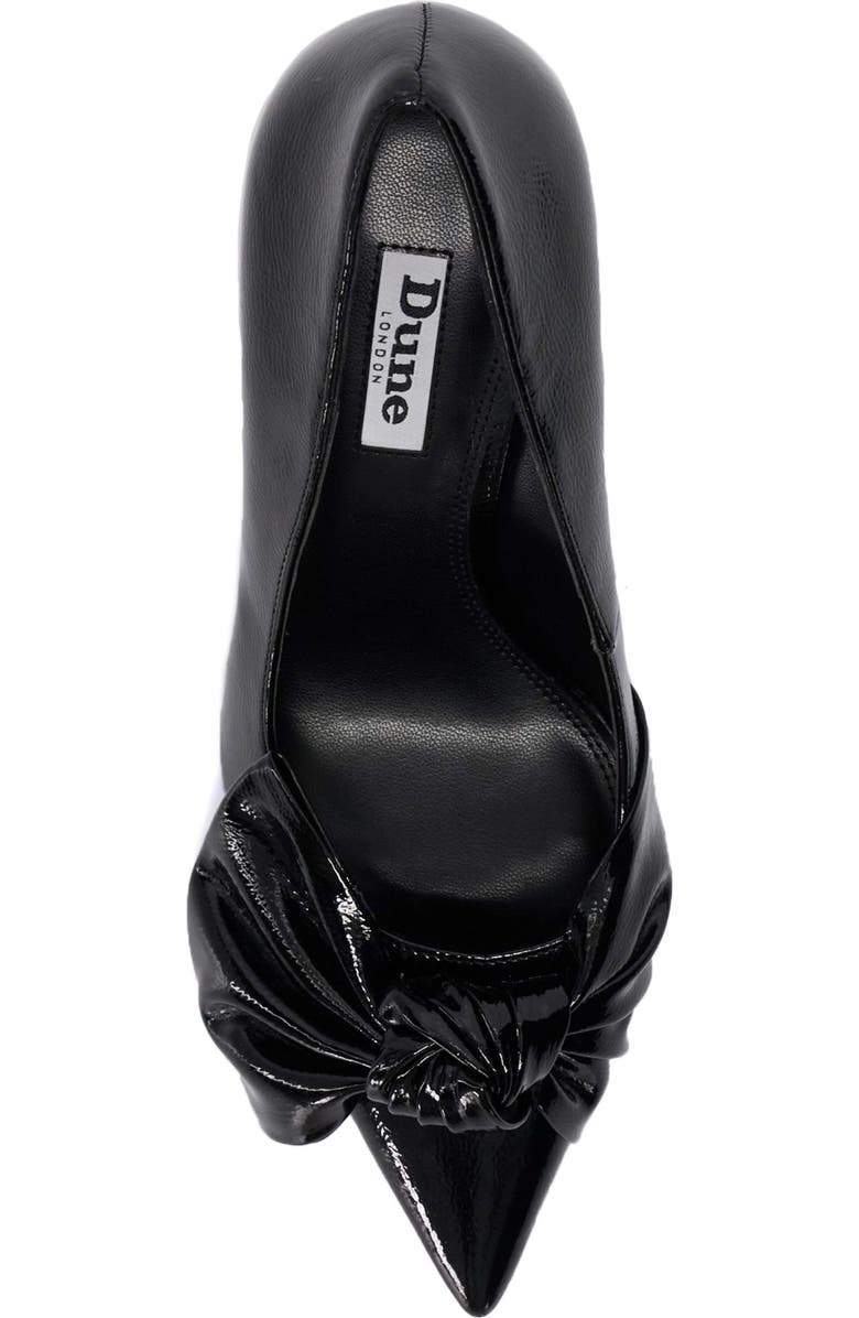 Dune London Bows Pointed Toe Pump, Alternate, color,
