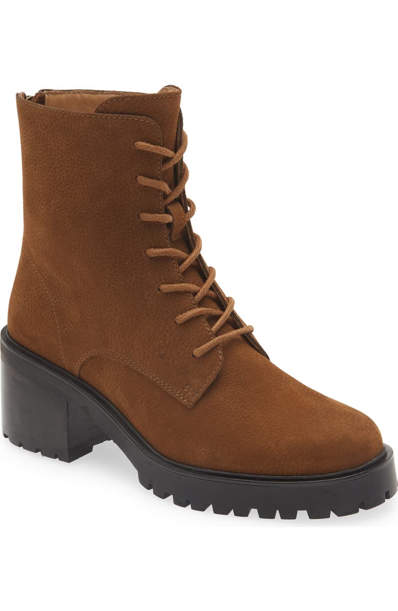 Madewell The Bradley Lace-Up Lug Sole Boot, Main, color,
