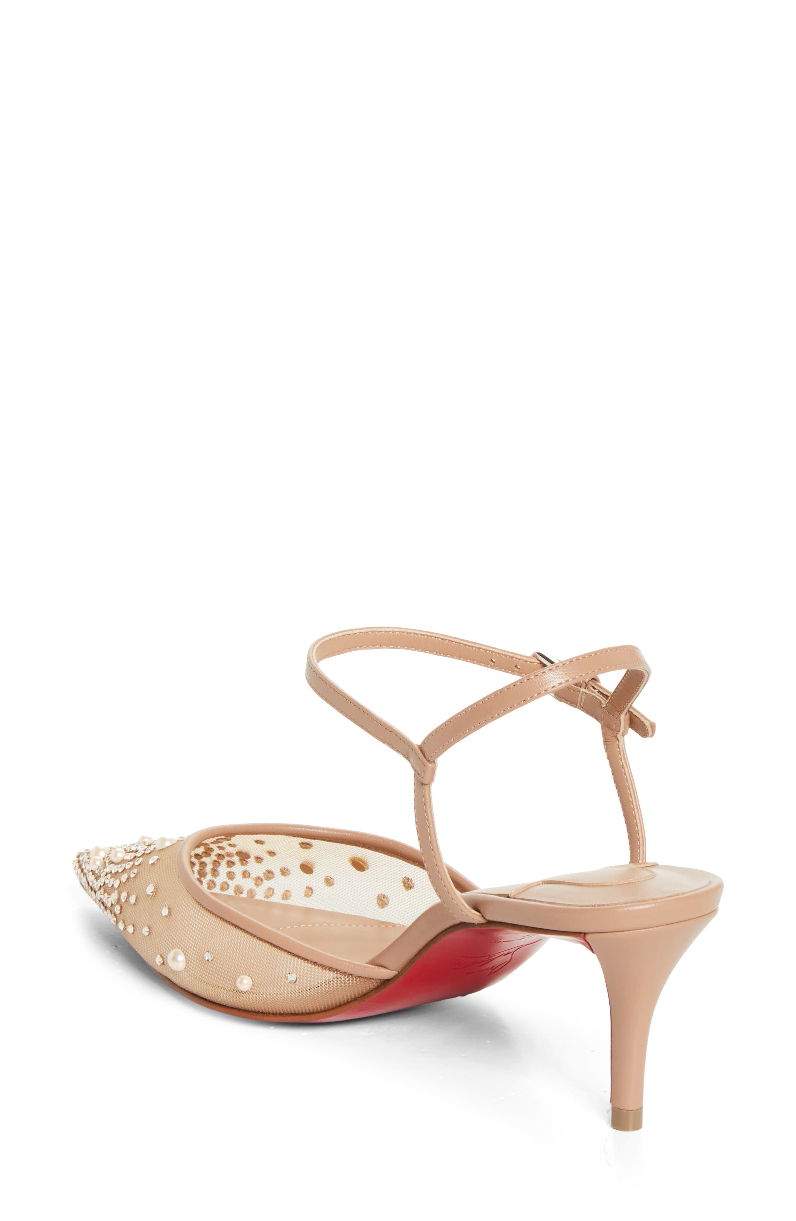Christian Louboutin Miss Z Riviera Pump, Alternate, color, Blush/ Blush