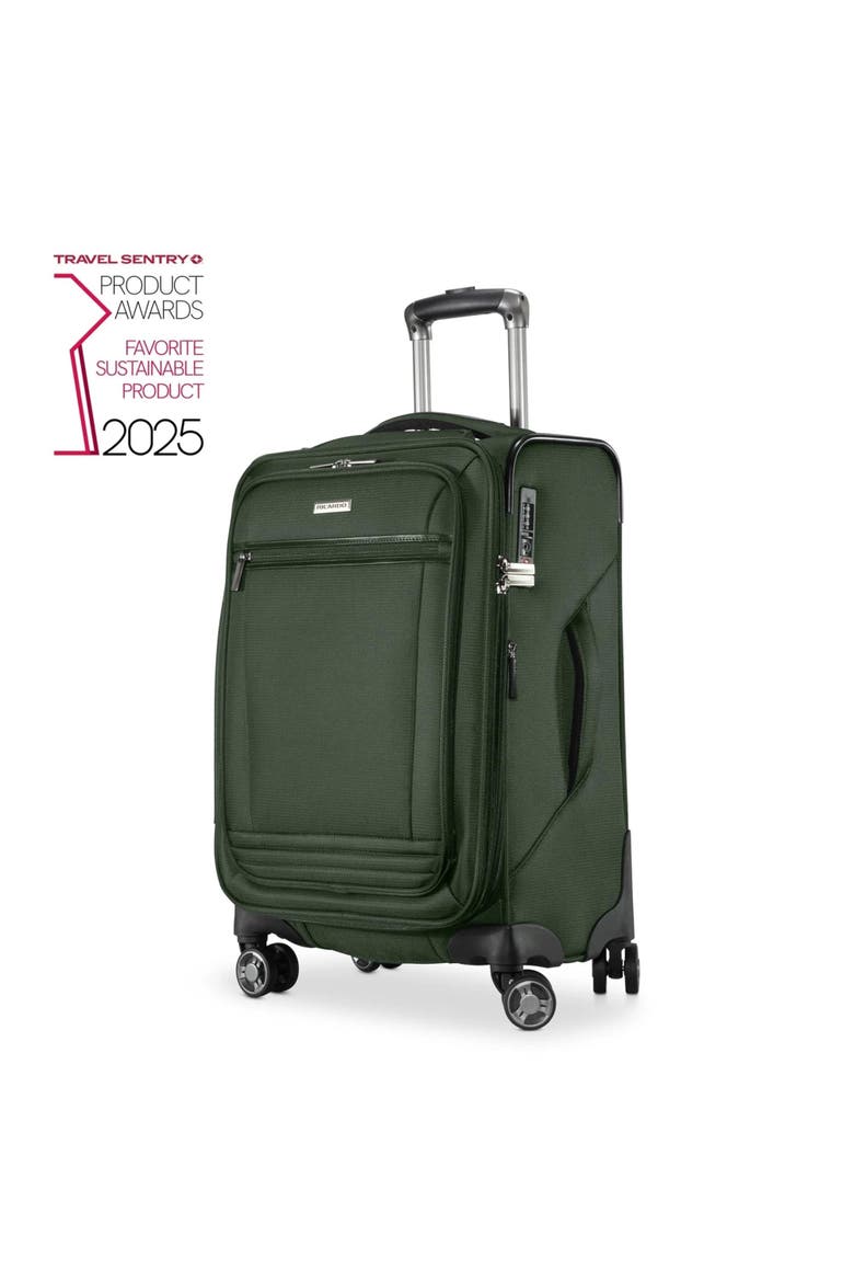 Avalon Softside 20" Carry On Spinner, Alternate, color, Juniper Green