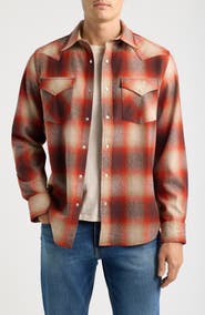 Pendleton Canyon Plaid Wool Western Shirt