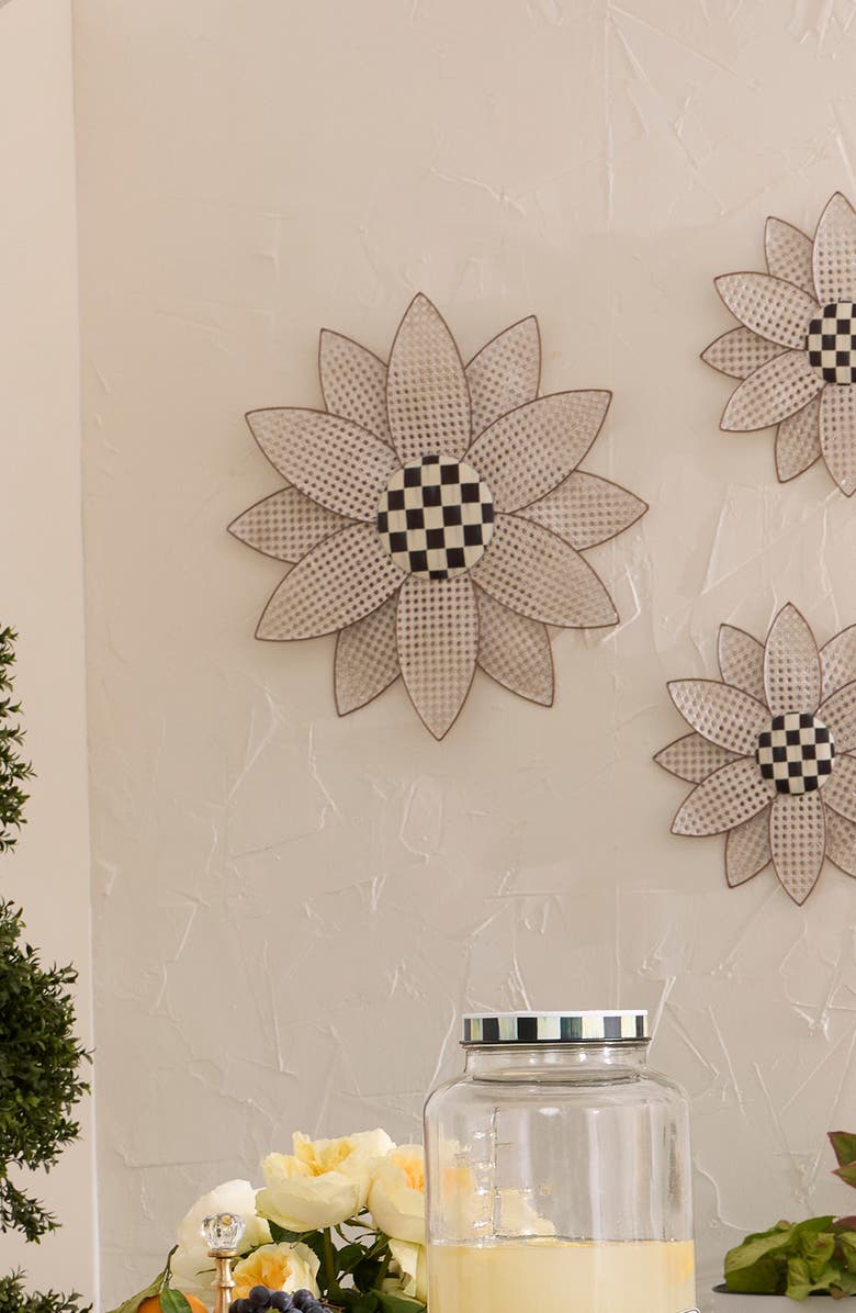 MACKENZIE CHILDS Cane Large Wallflower, Alternate, color, Beige
