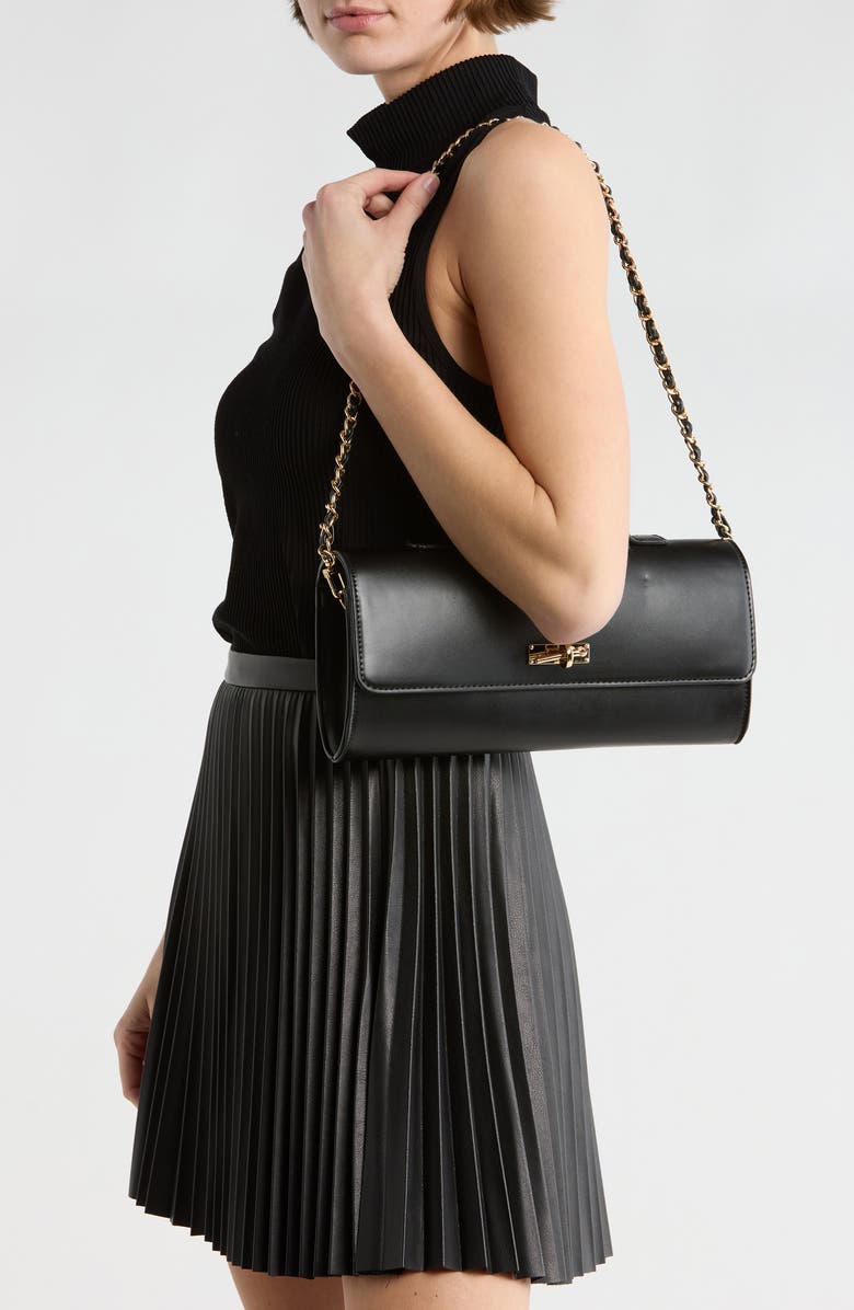 Steve Madden Benovi Clutch, Alternate, color, Black