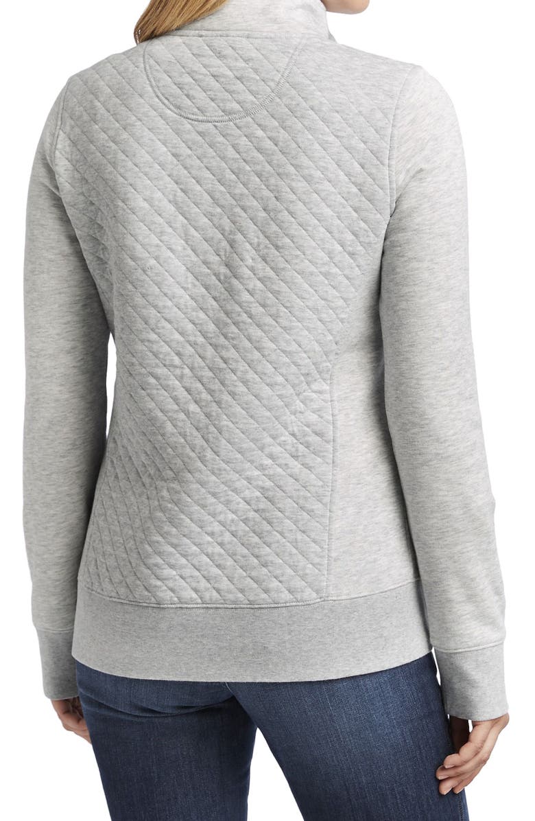 L.L.Bean Quilted Quarter Zip Pullover, Alternate, color,