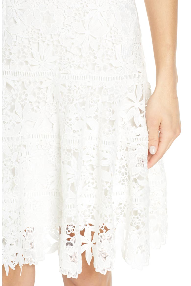 Elise Lace Cocktail Dress, Alternate, color, IVORY