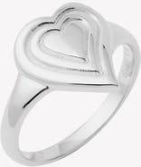 Rizen Jewelry Emanate Love Signet Heart Ring