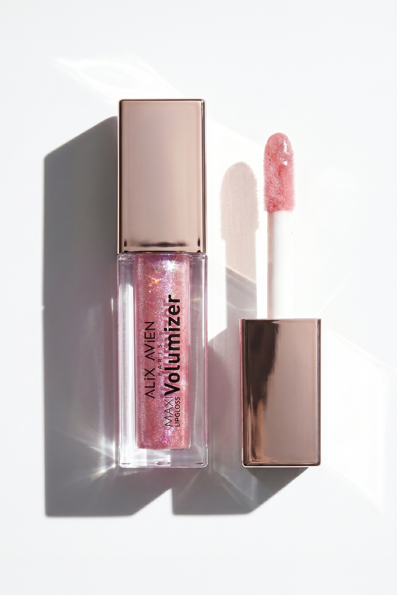 Maxi Volumizer Lip Gloss, Main, color, Rosy Violet