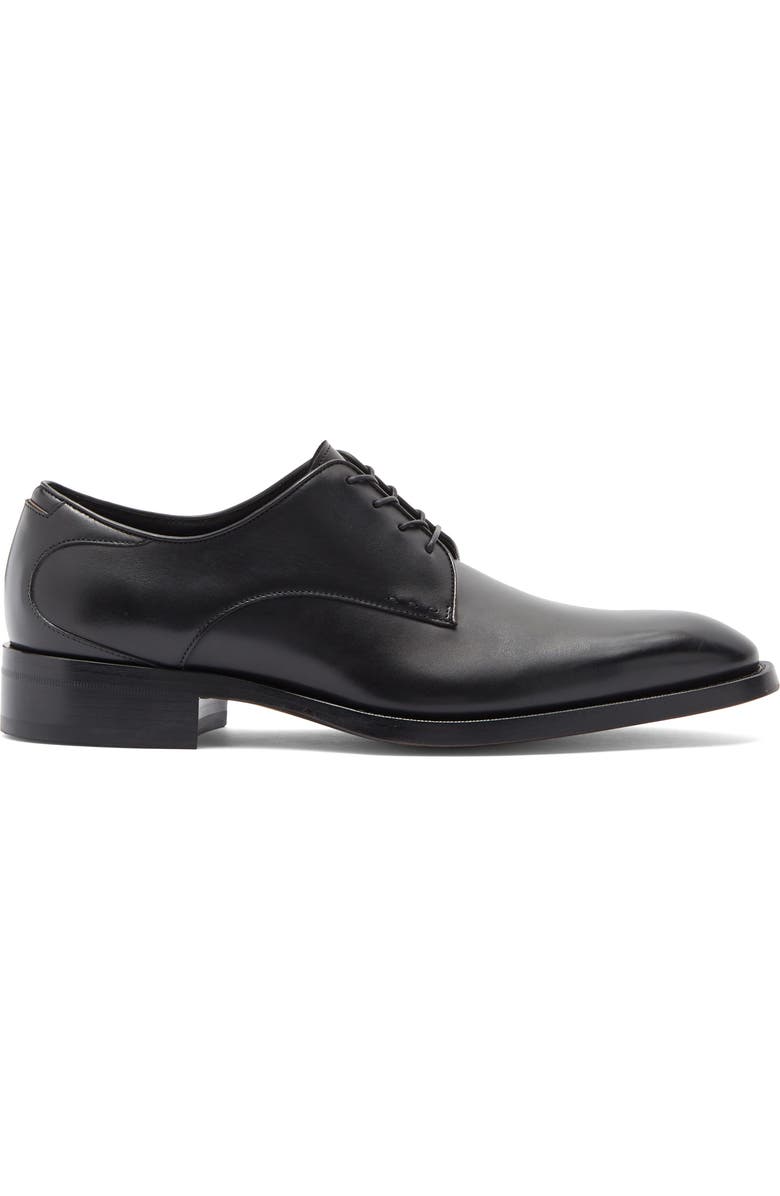 BOSS Rill Leather Derby, Alternate, color, Black