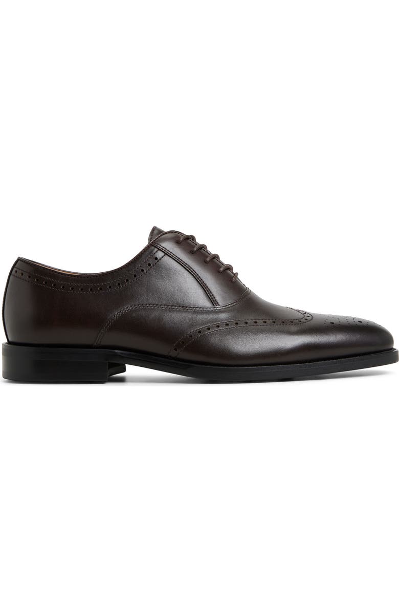 Brooks Brothers Macarthur Wingtip Oxford, Alternate, color, Dark Brown